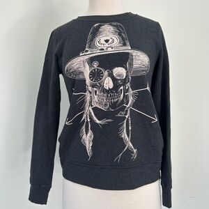 291 hippie skull sweatshirt